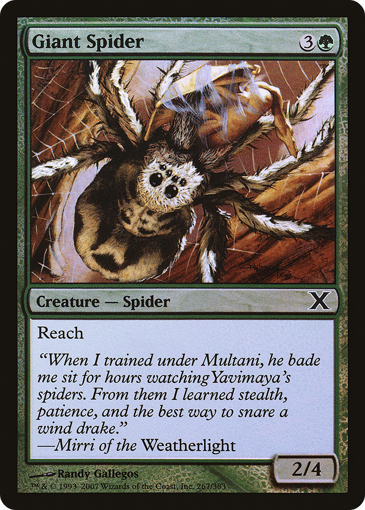 Giant Spider (10E-267★) - Tenth Edition Foil-1