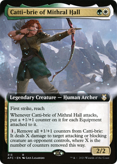Catti-brie of Mithral Hall (Extended Art) [Dungeons & Dragons: Adventures in the Forgotten Realms Commander]-1