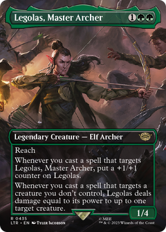 Legolas, Master Archer (Borderless Alternate Art) [The Lord of the Rings: Tales of Middle-Earth]-1