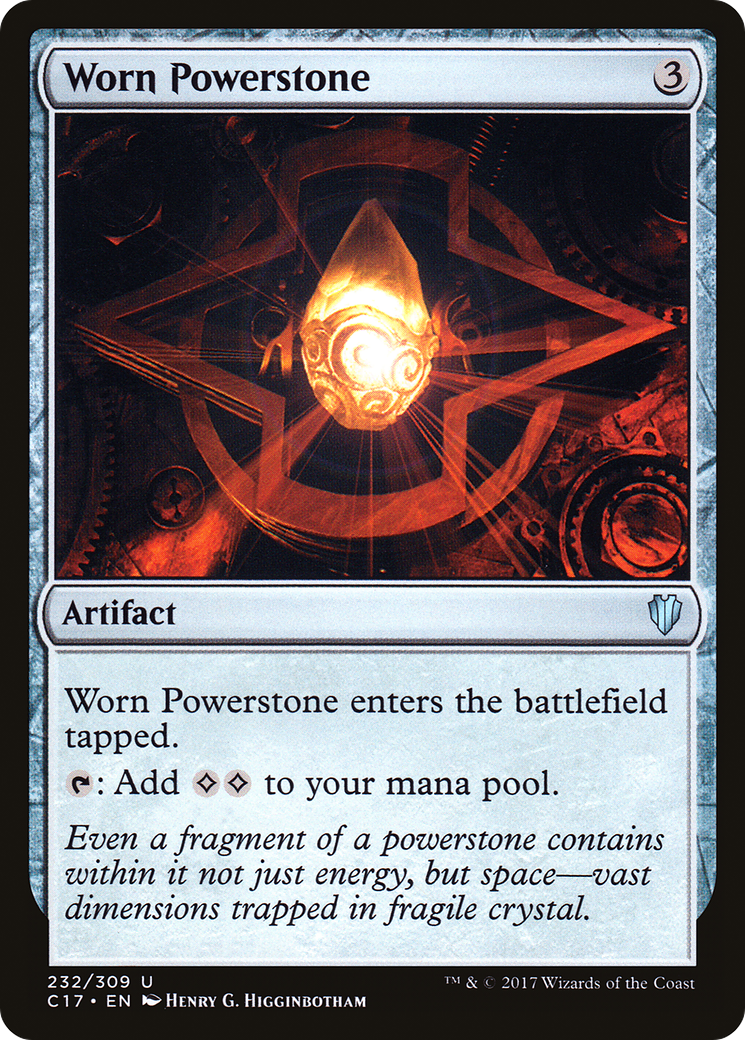 Worn Powerstone (C17-232) - Commander 2017-1