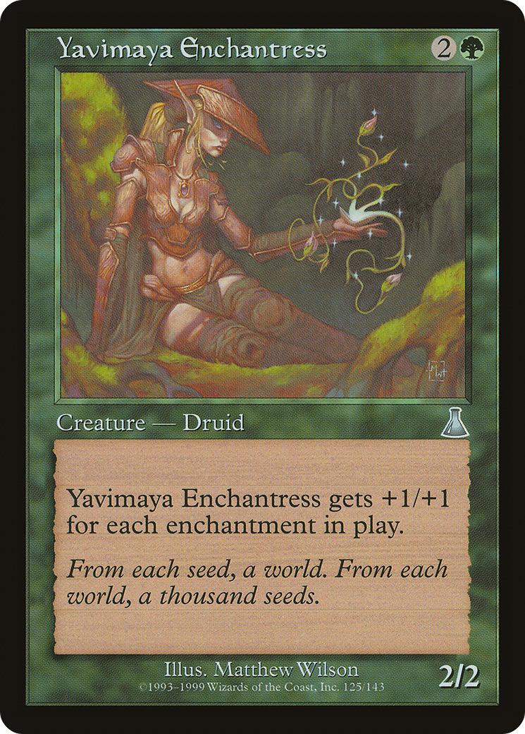 Yavimaya Enchantress (UDS-125) - Urza's Destiny-1