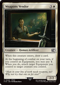 Weapons Vendor (FIN-040) - FINAL FANTASY Foil-1