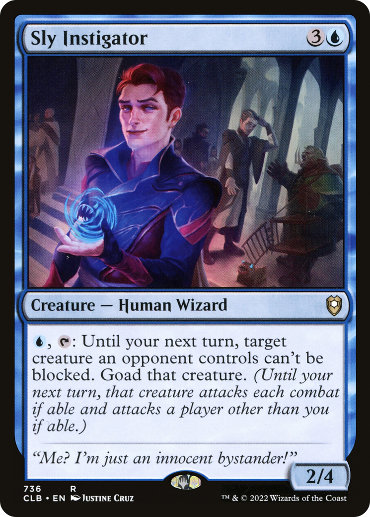 Sly Instigator [Commander Legends: Battle for Baldur's Gate]-1