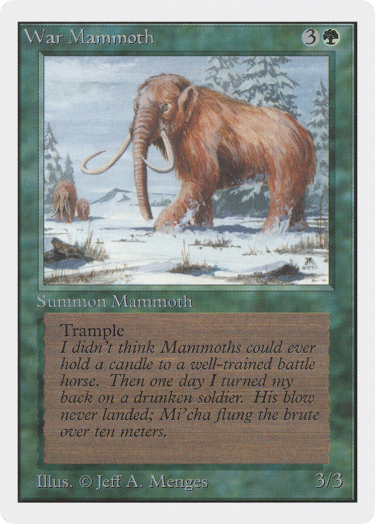 War Mammoth (2ED-) - Unlimited Edition-1
