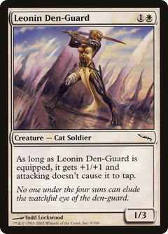 Leonin Den-Guard [Mirrodin]-1