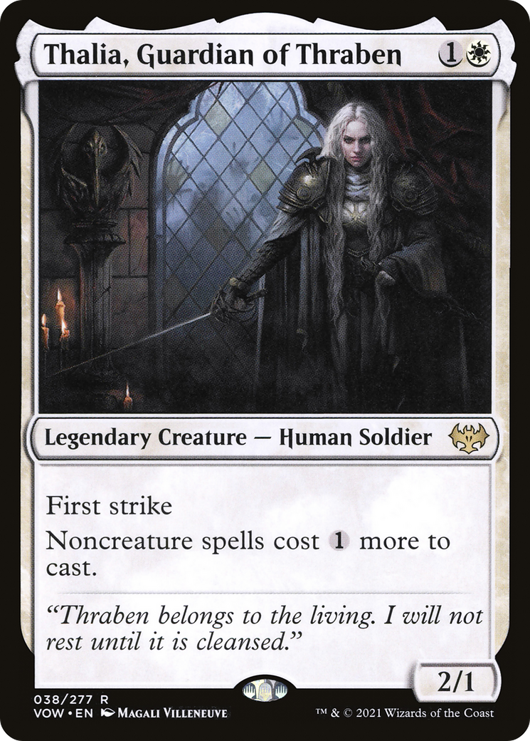 Thalia, Guardian of Thraben [Innistrad: Crimson Vow]-1