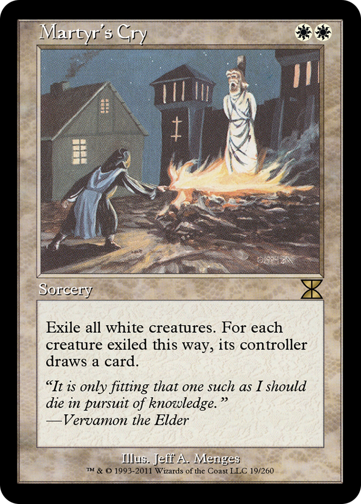 Martyr's Cry (ME4-019) - Masters Edition IV Foil-1