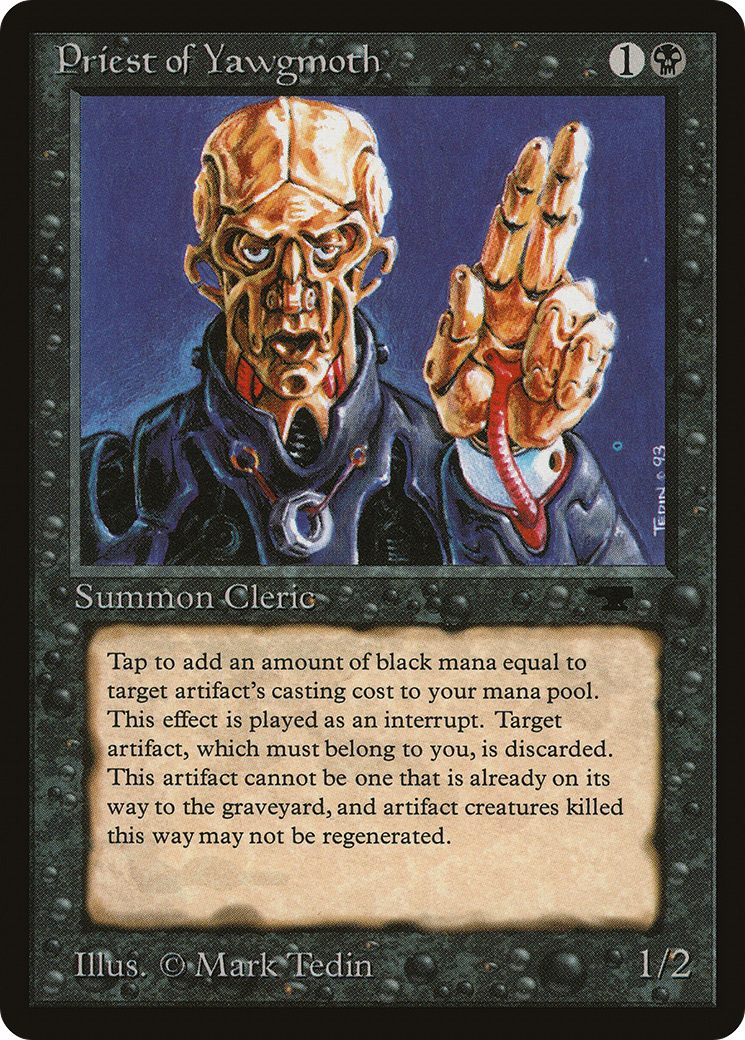 Priest of Yawgmoth [Antiquities]-1