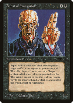 Priest of Yawgmoth [Antiquities]-1