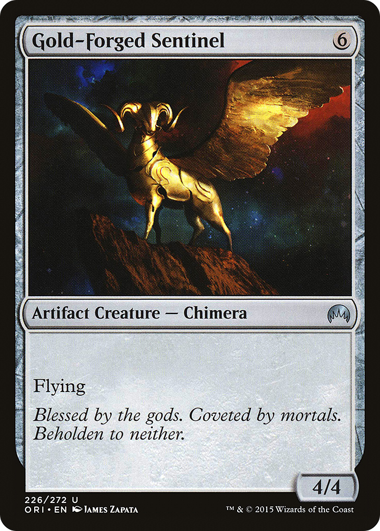 Gold-Forged Sentinel [Magic Origins]-1