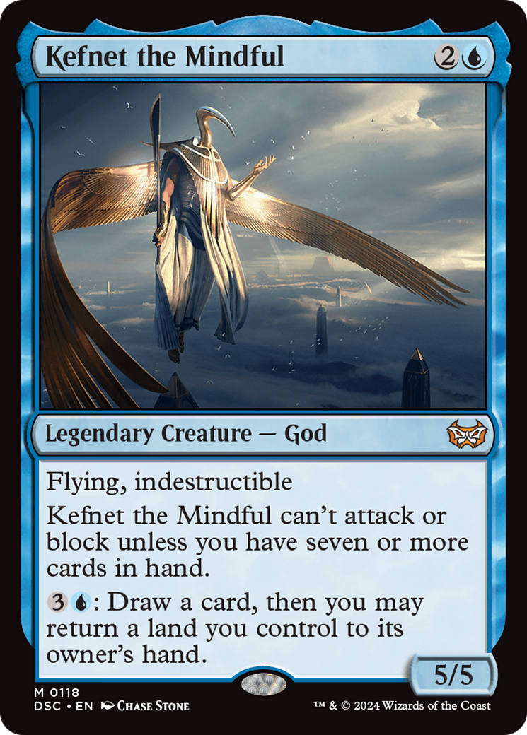 Kefnet the Mindful [Duskmourn: House of Horror Commander]-1