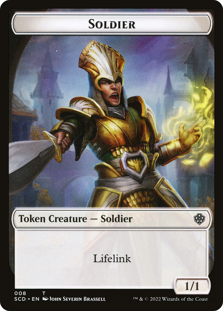 Soldier (TSCD-008) - Starter Commander Deck Tokens-1