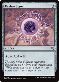 Orzhov Signet [Aetherdrift Commander]-1