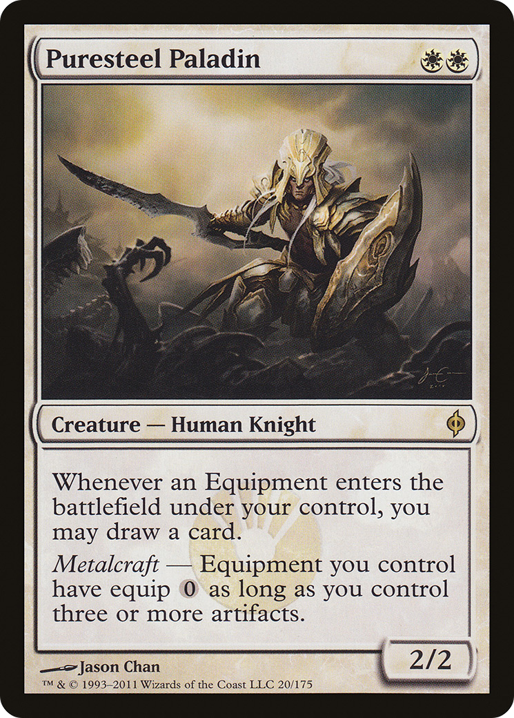 Puresteel Paladin [New Phyrexia]-1