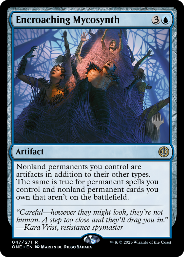 Encroaching Mycosynth (Promo Pack) [Phyrexia: All Will Be One Promos]-1