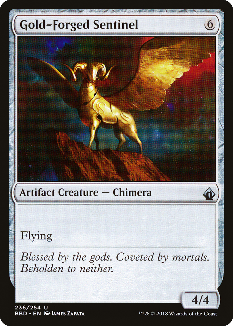 Gold-Forged Sentinel [Battlebond]-1