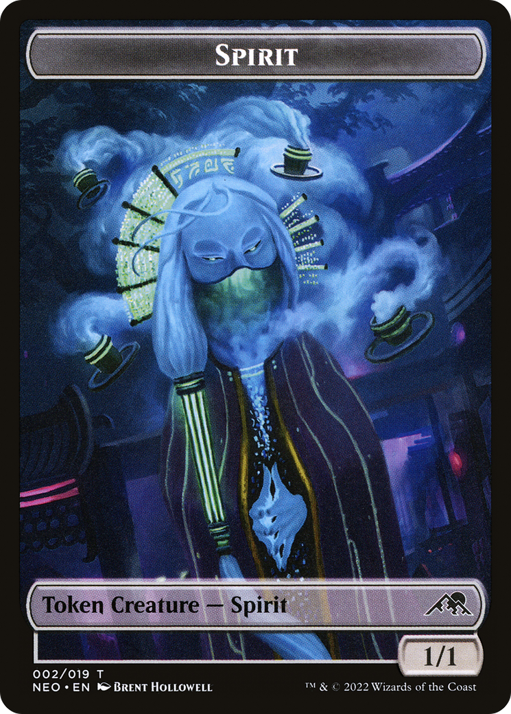 Spirit Token (002) [Kamigawa: Neon Dynasty Tokens]-1