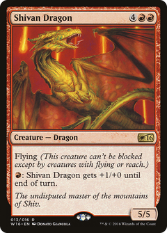 Shivan Dragon (W16-013) - Welcome Deck 2016-1