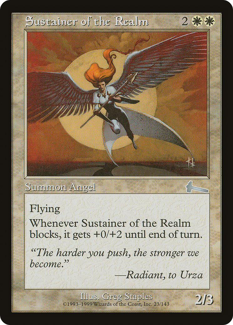 Sustainer of the Realm [Urza's Legacy]-1