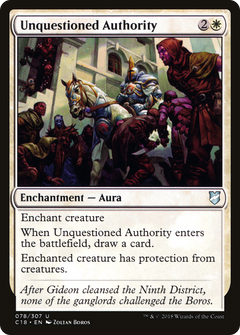 Unquestioned Authority (C18-078) - Commander 2018-1