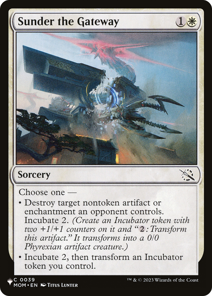 Sunder the Gateway [The List]-1
