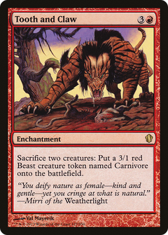 Tooth and Claw (C13-127) - Commander 2013-1