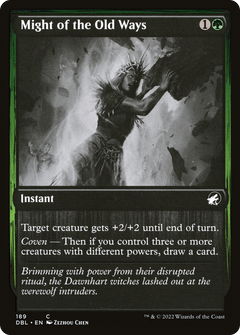 Might of the Old Ways [Innistrad: Double Feature]-1