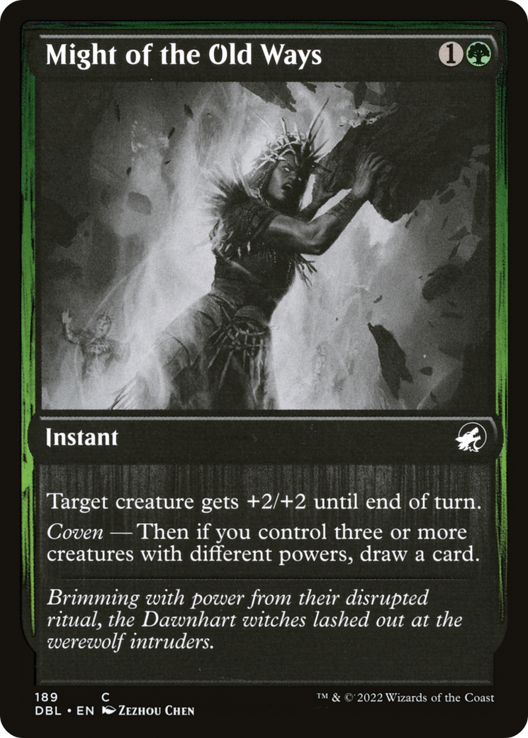 Might of the Old Ways [Innistrad: Double Feature]-1