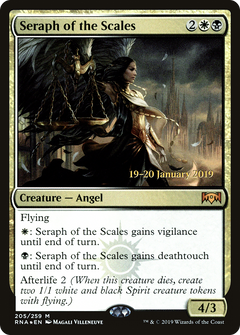 Seraph of the Scales [Ravnica Allegiance Prerelease Promos]-1