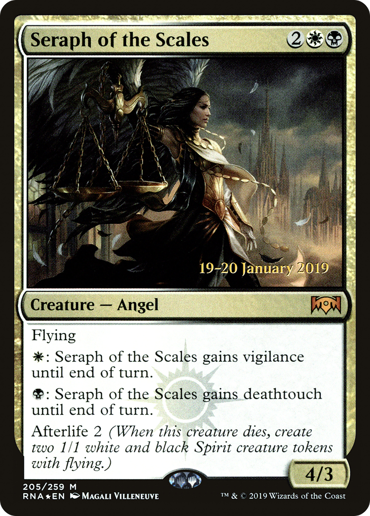 Seraph of the Scales [Ravnica Allegiance Prerelease Promos]-1