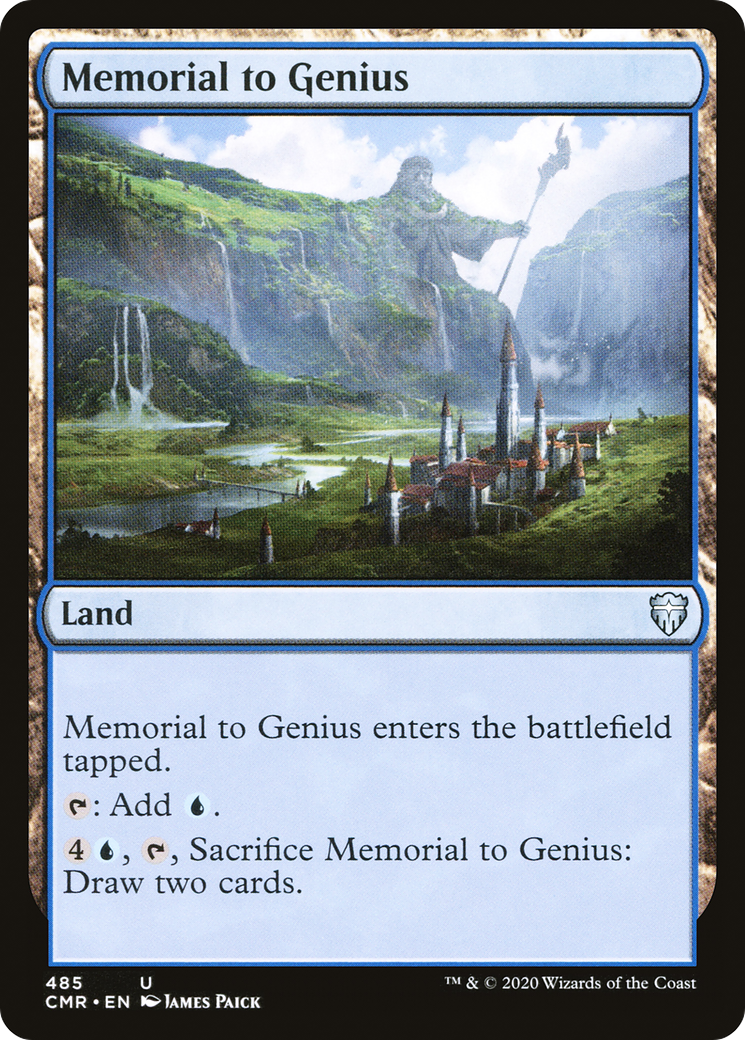 Memorial to Genius [Commander Legends]-1