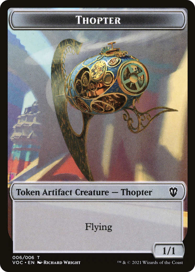 Thopter (TVOC-006) - Crimson Vow Commander Tokens-1