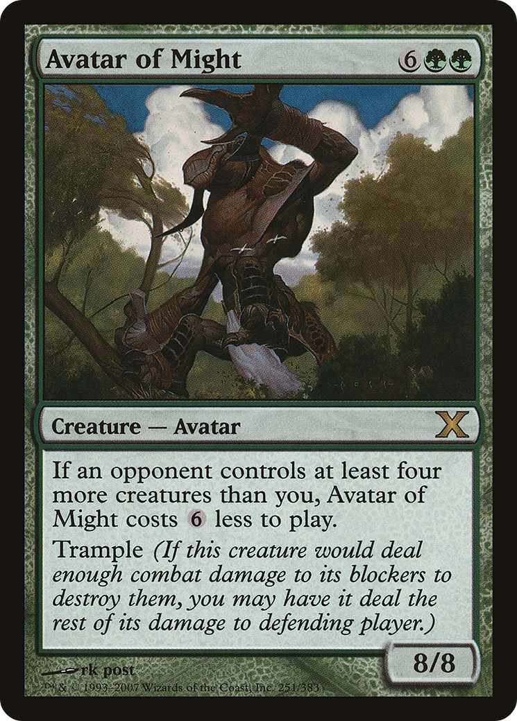 Avatar of Might (10E-251) - Tenth Edition-1