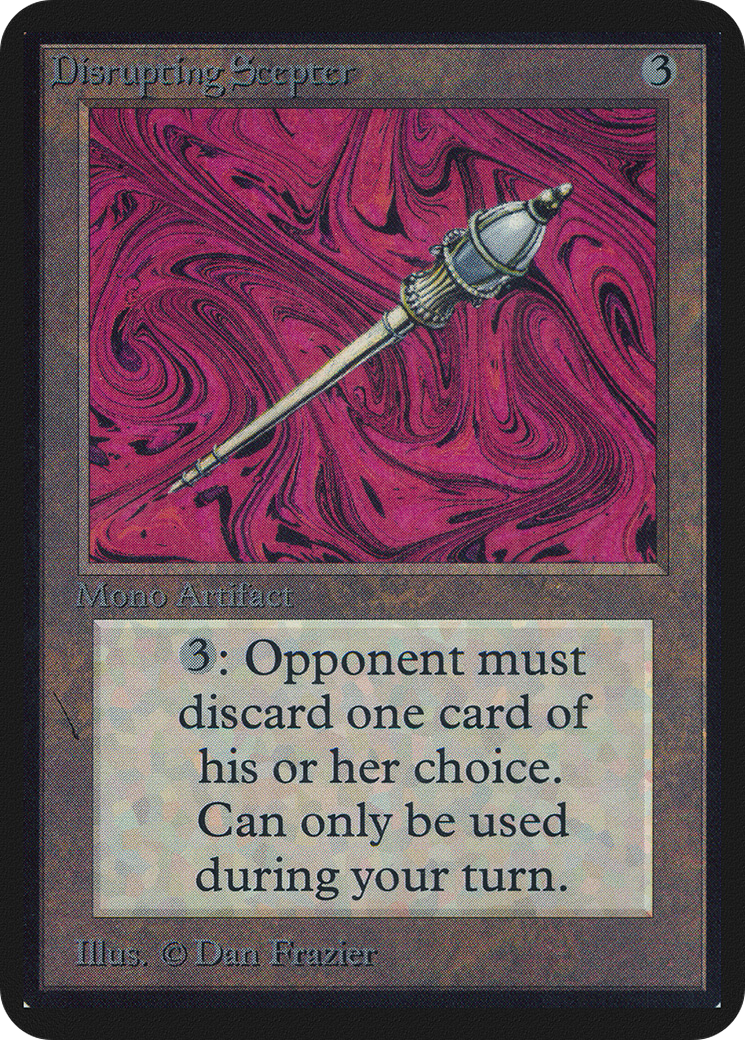 Disrupting Scepter (LEA-) - Limited Edition Alpha-1