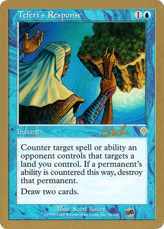 Teferi's Response - 2002 Carlos Romao (INV) (SB) (WCD-) - World Championship Decks 2002-1