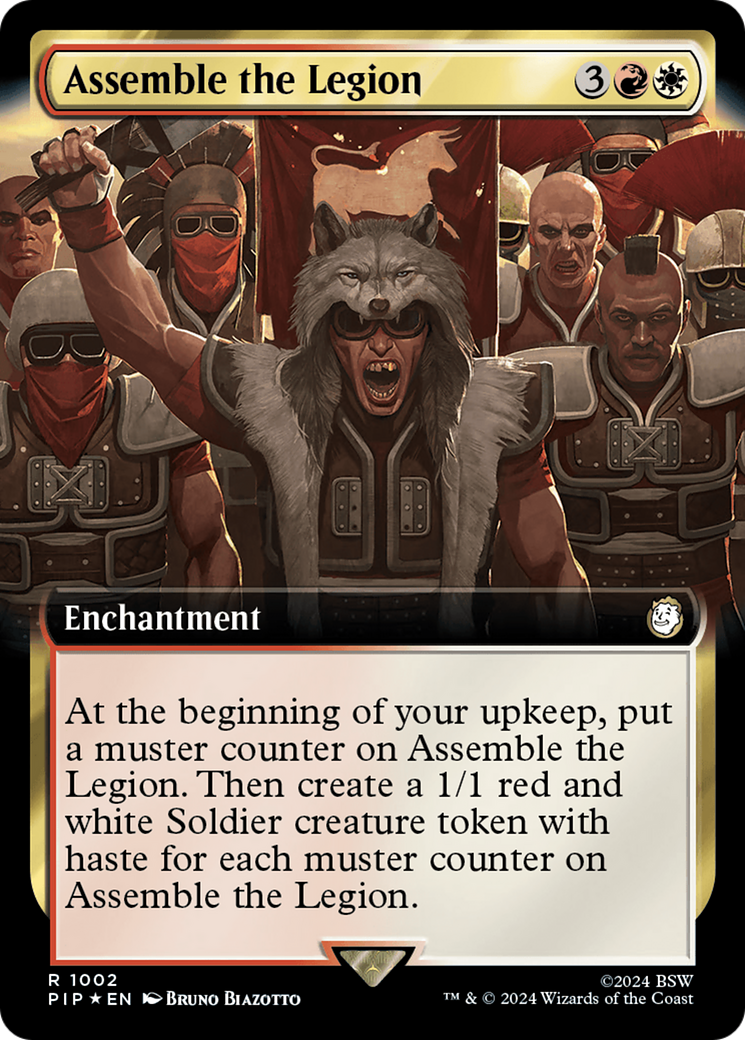 Assemble the Legion (Extended Art) (Surge Foil) [Fallout]-1