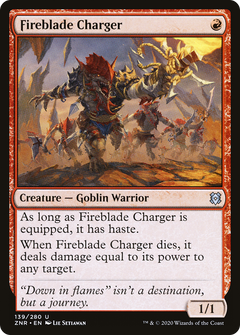 Fireblade Charger [Zendikar Rising]-1