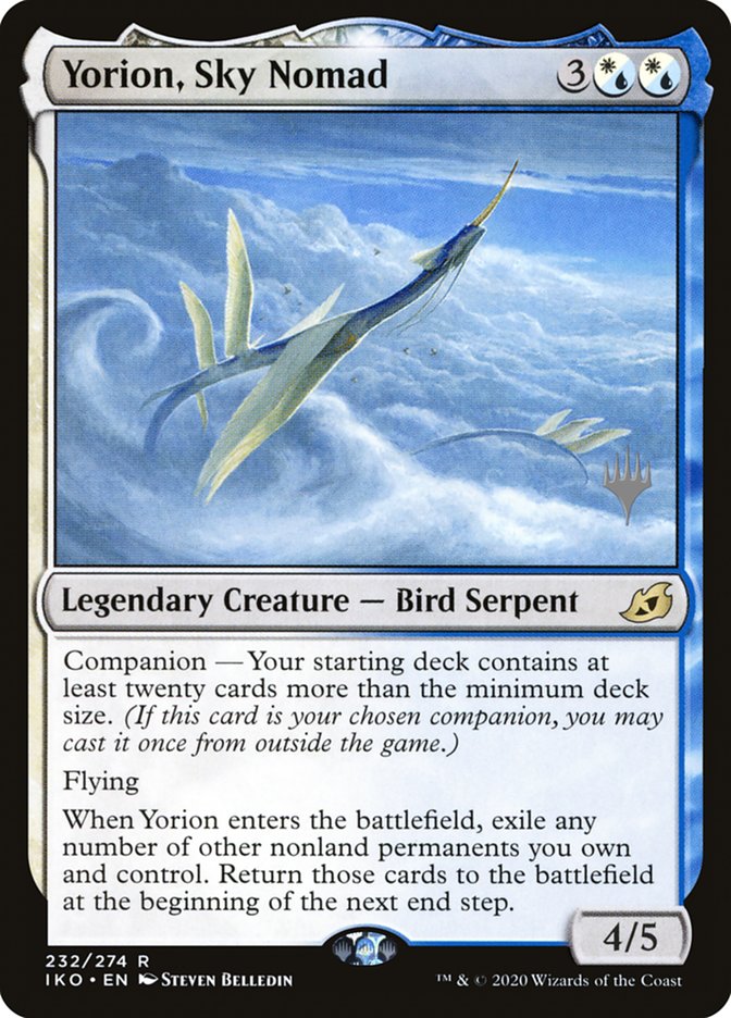 Yorion, Sky Nomad (Promo Pack) [Ikoria: Lair of Behemoths Promos]-1