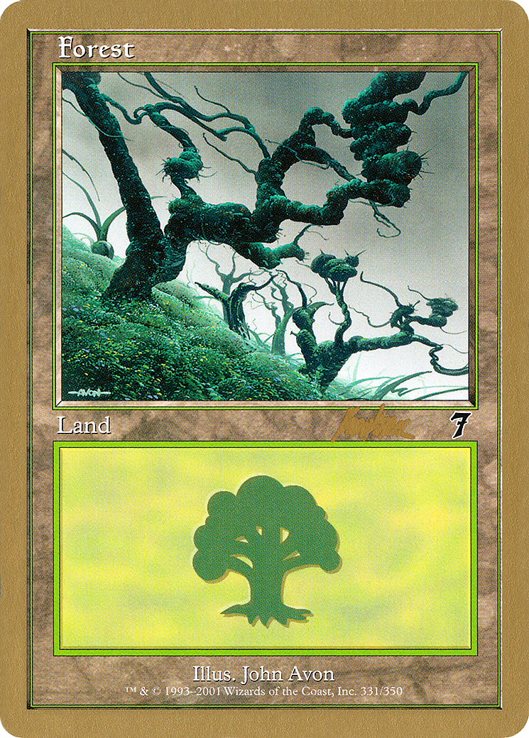 Forest (331) - 2002 Brian Kibler (7ED) (WCD-) - World Championship Decks 2002-1