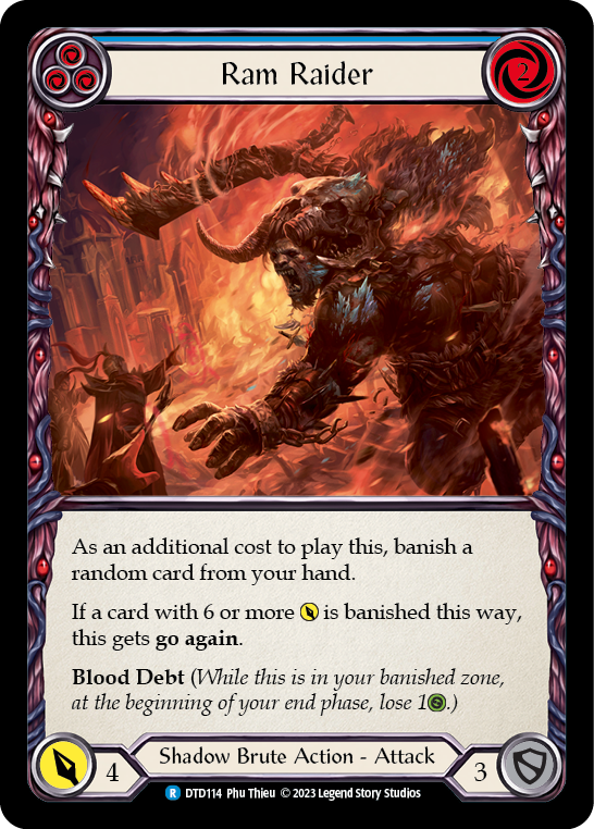 Ram Raider (Blue) [DTD114] (Dusk Till Dawn)  Rainbow Foil-2
