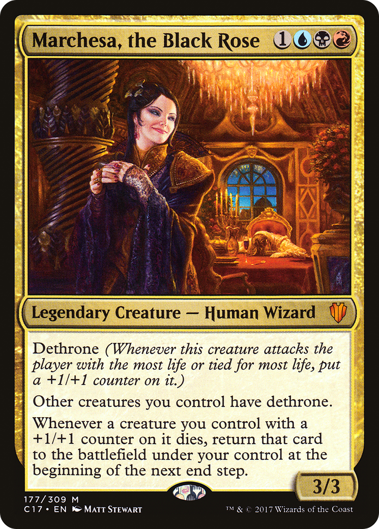 Marchesa, the Black Rose [Commander 2017]-1