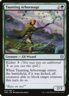 Taunting Arbormage [Zendikar Rising]-1