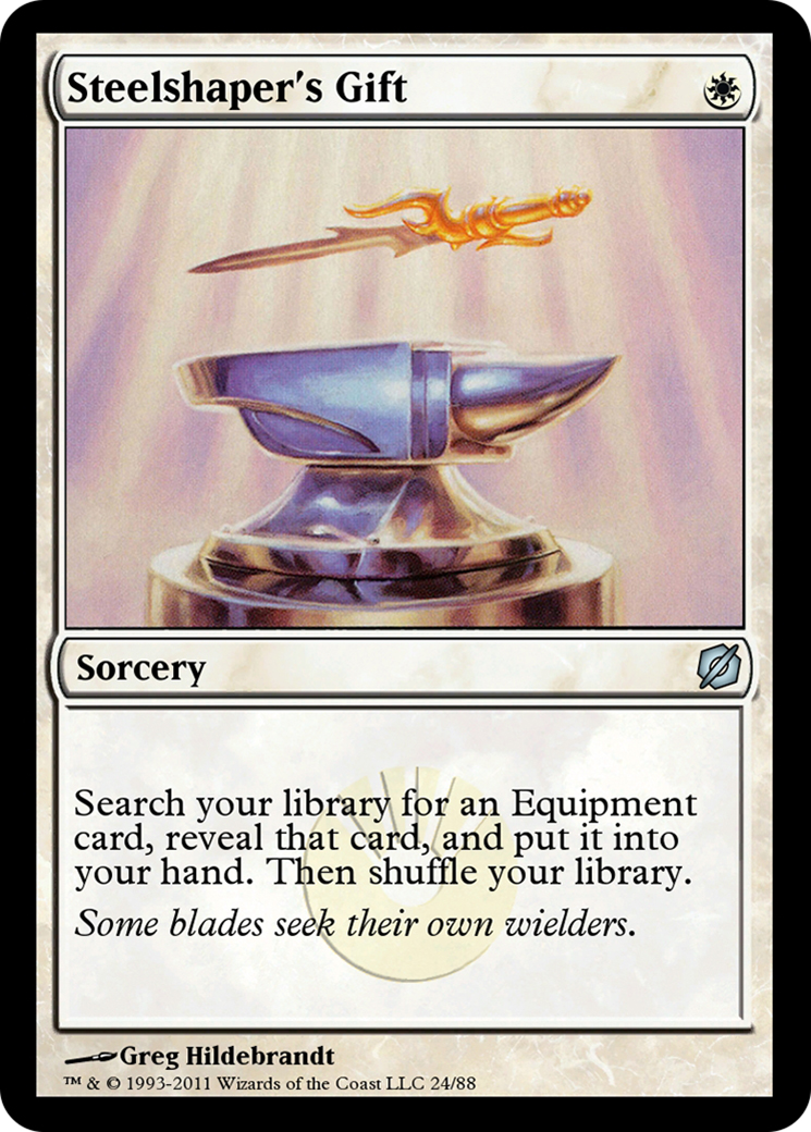 Steelshaper's Gift (TD2-024) - Duel Decks: Mirrodin Pure vs. New Phyrexia-1