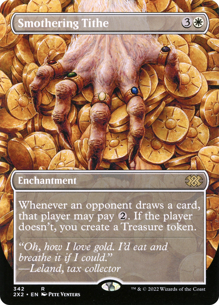 Smothering Tithe (Borderless Alternate Art) [Double Masters 2022]-1