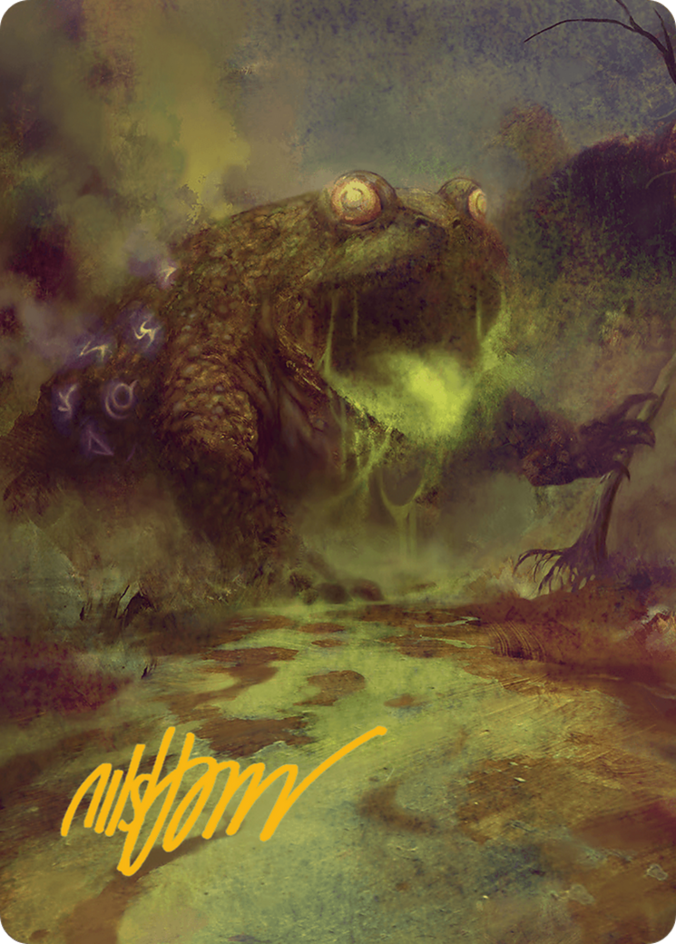 The Gitrog Monster Art Card (Gold-Stamped Signature) [Bloomburrow Art Series]-1
