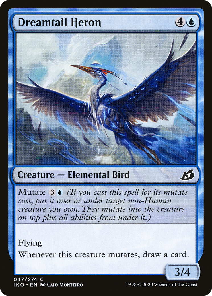 Dreamtail Heron [Ikoria: Lair of Behemoths]-1