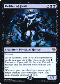 Defiler of Flesh [Dominaria United Prerelease Promos]-1