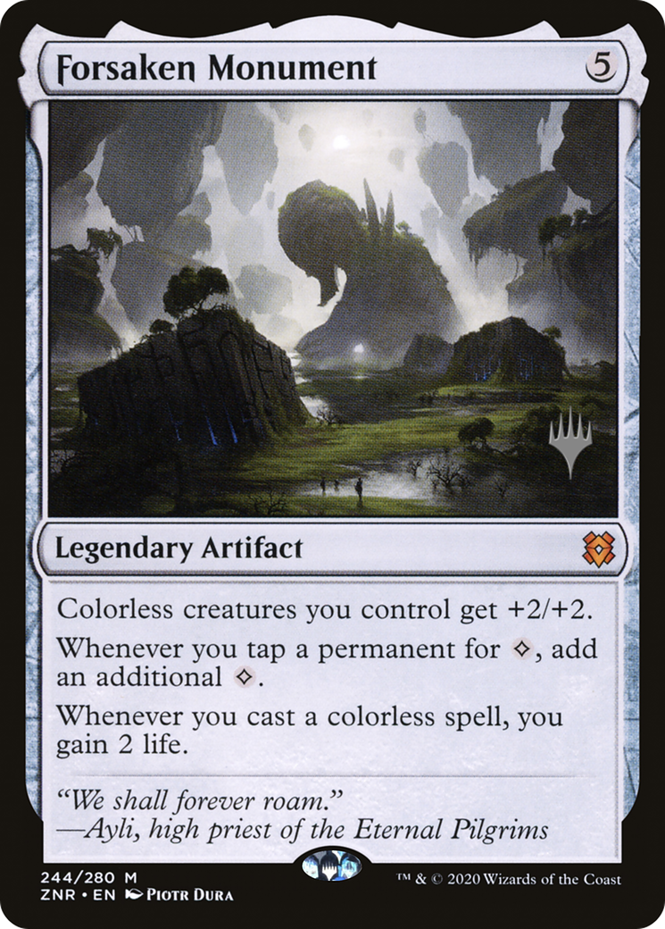 Forsaken Monument (Promo Pack) [Zendikar Rising Promos]-1