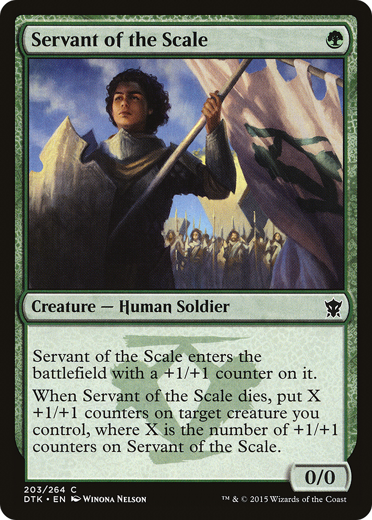 Servant of the Scale [Dragons of Tarkir]-1