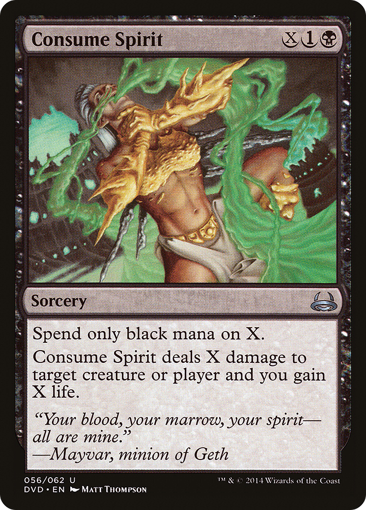 Consume Spirit (Divine vs. Demonic) [Duel Decks Anthology]-1